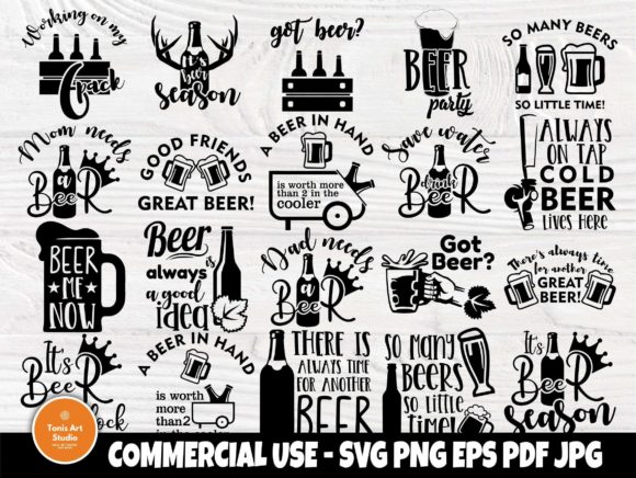 Download Beer SVG Bundle, Craft Beer Svg, Alcohol - Craft Collection