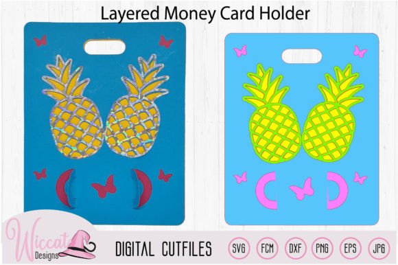 Download Pineapple Money Card Svg, 3D Paper Craft - Craft Collection