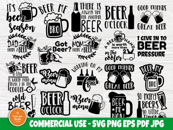 Download Beer SVG Bundle, Craft Beer Svg, Alcohol - Craft Collection