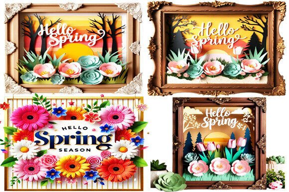 Download Ornate Framed 3d Papercraft Designs - Craft Collection