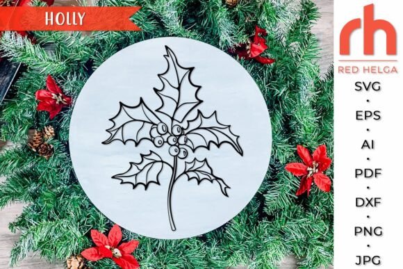 Download Holly Berry SVG, Sagittarius Flower DXF - Flower dxf Collection
